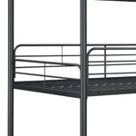 Furniture Triple Bunk Bed, Twin/Twin/Twin, black W311S00036-djyc