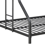 Furniture Triple Bunk Bed, FULL/Twin/FULL, black W311S00037-djyc