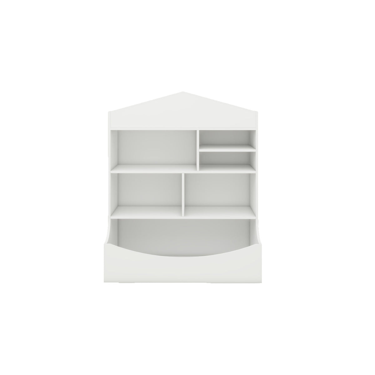 Multi-Functional 7 Shelf Bookcase, Storage Display, Rack, Organizer, White,14.37" D x 31.50" W x39.37" H W282104552-djyc