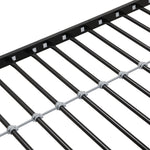 Twin Over FULLMetal Bunk Bedwith Trundle2 - Side Ladder and Full-Length Guardrail, No Box Spring Needed, Large Under Bed Storage, Easy Assemble , Black &Brown W311133419-djyc