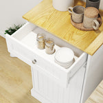 One Drawers and One-Compartment Tilt-Out Trash Cabinet Kitchen Trash Cabinet-White W1120127324-djyc