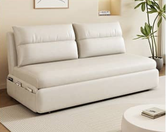 Luxurious Dark Leathaire Sofa - Elegant White, Champagne, Blue, and Light Gray Options! fsx-1009