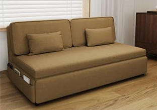 Stylish and Comfortable Sofas in Light Gray, Khaki, Dark Blue, Blue, and Brown Linen - Perfect for Any Living Space fsx-1010