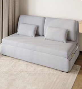 Stylish Sofa Collection: Khaki, Light Gray, Dark Blue, Brown & BlueGray Linen fsx-1011