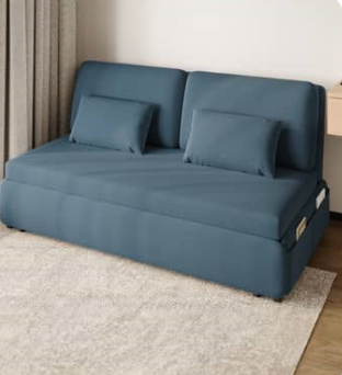 Stylish Sofa Collection: Khaki, Light Gray, Dark Blue, Brown & BlueGray Linen fsx-1011