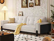 Luxurious Corduroy Sofa with Ash Wood & Pine Frame - Perfect for Elegant Living Spaces hlxl-4400