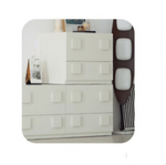 Sleek Black Particle Board Cabinet - Modern Design Storage Solution yw-167