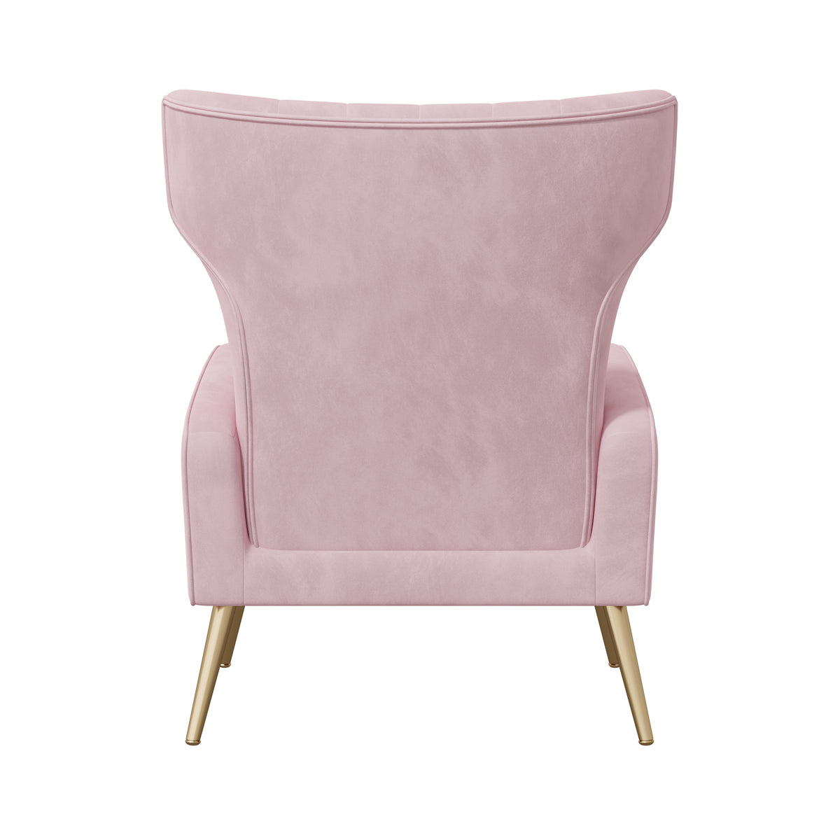 Fashionable High-Back Velvet Upholstered Armchair: High-Density Foam & Adjustable Feet FU01055-wz