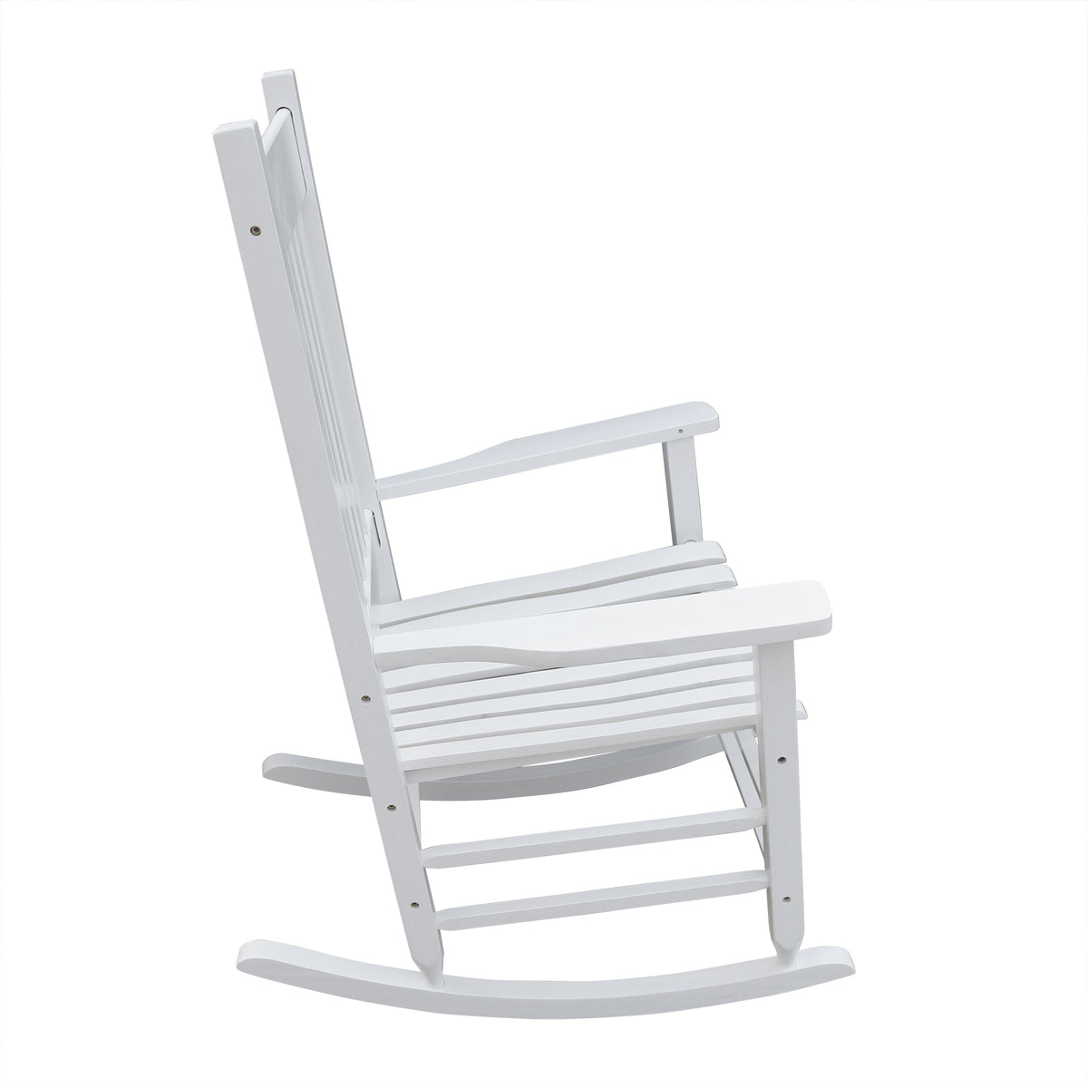 wooden porch rocker chairWHITE W49520603-djyc