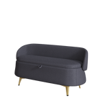 50-Inch Multi-Functional Rectangular Bed End Storage Sofa Stool in Teddy Fleece: Dreamy Comfort for Your Fashionable Home W1278122698-djyc