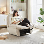 [VIDEO]360 Degree Corduroy Swivel Upholstered Manual Recliner Chair,Theater Recliner Sofa,Nursery Glider Rocker for Living Room W834S00278-djyc