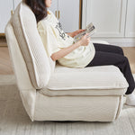 [VIDEO]360 Degree Corduroy Swivel Upholstered Manual Recliner Chair,Theater Recliner Sofa,Nursery Glider Rocker for Living Room W834S00278-djyc