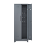 Metal Storage Cabinets, Cleaning Tool Cabinet with Locking Door, Tall Broom Tool Organizer and Storage, Large Storage Cabinet for Kitchen, Pantry, Office, Shop W328P193783-djyc