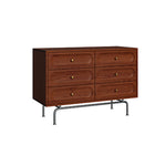 Elegant Solid Wood Cabinet with Sleek Storage Design fyf-2236