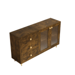 Modern Minimalist Side Cabinets: Stylish Storage Lockers for Dining Room or Living Room Spaces W1278S00031-djyc