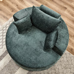 55''L Chenille Sponge single sofa,No Assembly Required,Fluffy Modern Sleeper Chair for Living room, Bedroom, Lounge and Projection Room(Not a swivel chair.) W834P221025-djyc