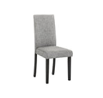 6-Piece Dining Set with Faux Marble Tabletop, Faux Marble dining table set for 6, Modern Wooden Dining Table Set with Bench and 4 Chairs for Kitchen and Dining Room, White +Dark Espresso W1998S00057-djyc