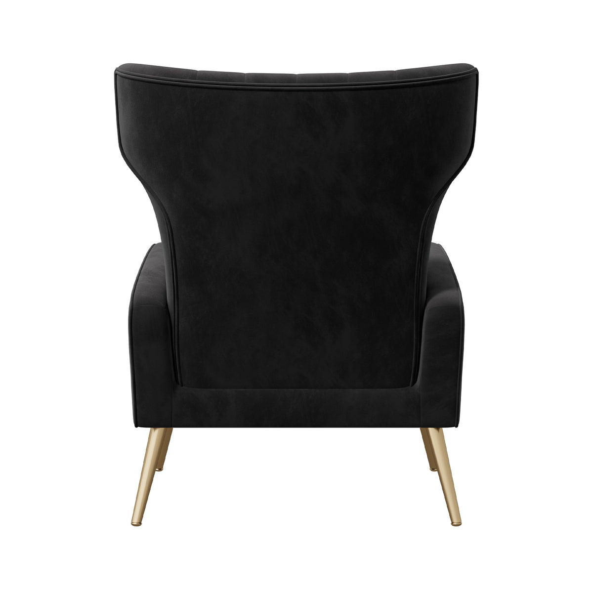 Fashionable High-Back Velvet Upholstered Armchair: High-Density Foam & Adjustable Feet FU01055-wz