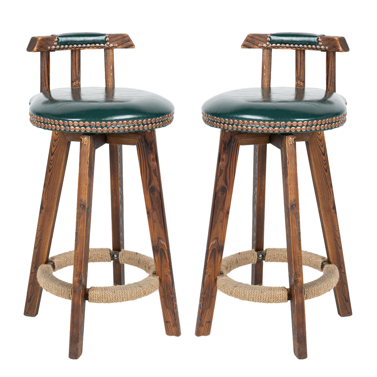 Unique Rotating Bar Stool: 360° Rotation & Soft PU Cushion FU01004-wz