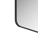 Wall Mirror 24x36 Inch Black Rectangular Mirror Metal Framed Mirror Vanity Mirror Dressing Mirror, for Bathroom, Living Room, Bedroom Wall Decor W1435P151589-djyc