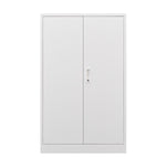 Metal Storage Cabinet with Locking Doors and Adjustable Shelf, Folding Filing Storage Cabinet , Folding Storage Locker Cabinet for Home Office,School,Garage, White W124757865-djyc