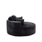 55''L Chenille Sponge single sofa,No Assembly Required,Fluffy Modern Sleeper Chair for Living room, Bedroom, Lounge and Projection Room(Not a swivel chair.) W834P221028-djyc