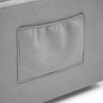 Loveseats Sofa Bed with Pull-out Bed, Adjsutable Back and Two Arm Pocket,Grey W48766862-djyc