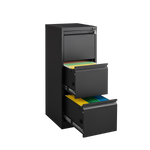 3 Drawer File Cabinet with Lock,Two Drawer Filing Cabinet,Vertical Metal File Cabinet for Home Office Organizer Storage Cabinet Fit Letter/A4/Legal Size File W1247P173369-djyc