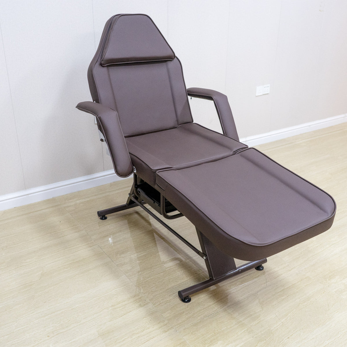 Tattoo Chair for Client, Facial Beds for Esthetician Adjustable 3-Section Lash Tattoo Bed, 72 Inches Facial Spa Chair Professional Tattoo Chair for Artist Beauty Massage Salon,Brown W1767P195862-djyc