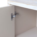 Accent Cabinet Farmhouse Style 4 Door Wooden Cabinet Sideboard Buffet Server Cabinet Storage Cabinet, for Living Room, Entryway, Hallway, Office, Kitchen and Dining Room, Natural Wood Wash W1435P151555-djyc