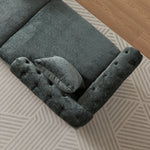 81-inch Chenille Face-to-face Chaise Lounge with Two Pillows,Nailhead trim,Button Tufted Design and Rolled Arms for Lounge, Living room and Office W834S00318-djyc