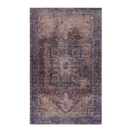 MAVAL Burgundy Washable Rug 2' x 3' Doormat Rug (Burgundy, 2' x 3')-B189P189024