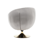 360 Degree Swivel Cuddle Barrel AccentChairs, Round Armchairs with Wide Upholstered, FluffyFabric Chair for Living Room, Bedroom, Office, Waiting Rooms W1539P147081-djyc