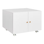 Office furniture Copier Cabinet white 2 door steel copier stand mobile pedestal file Printer Stand W124757932-djyc