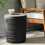 Minimalist Concrete Side Table – Lightweight and Sturdy for Effortless Outdoor Convenience 67524.00BLK-djyc