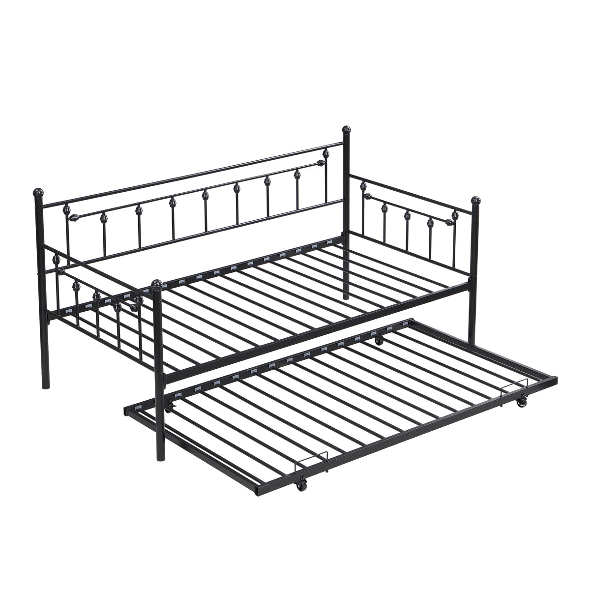 Daybed with trundleBLACK W311128174-djyc