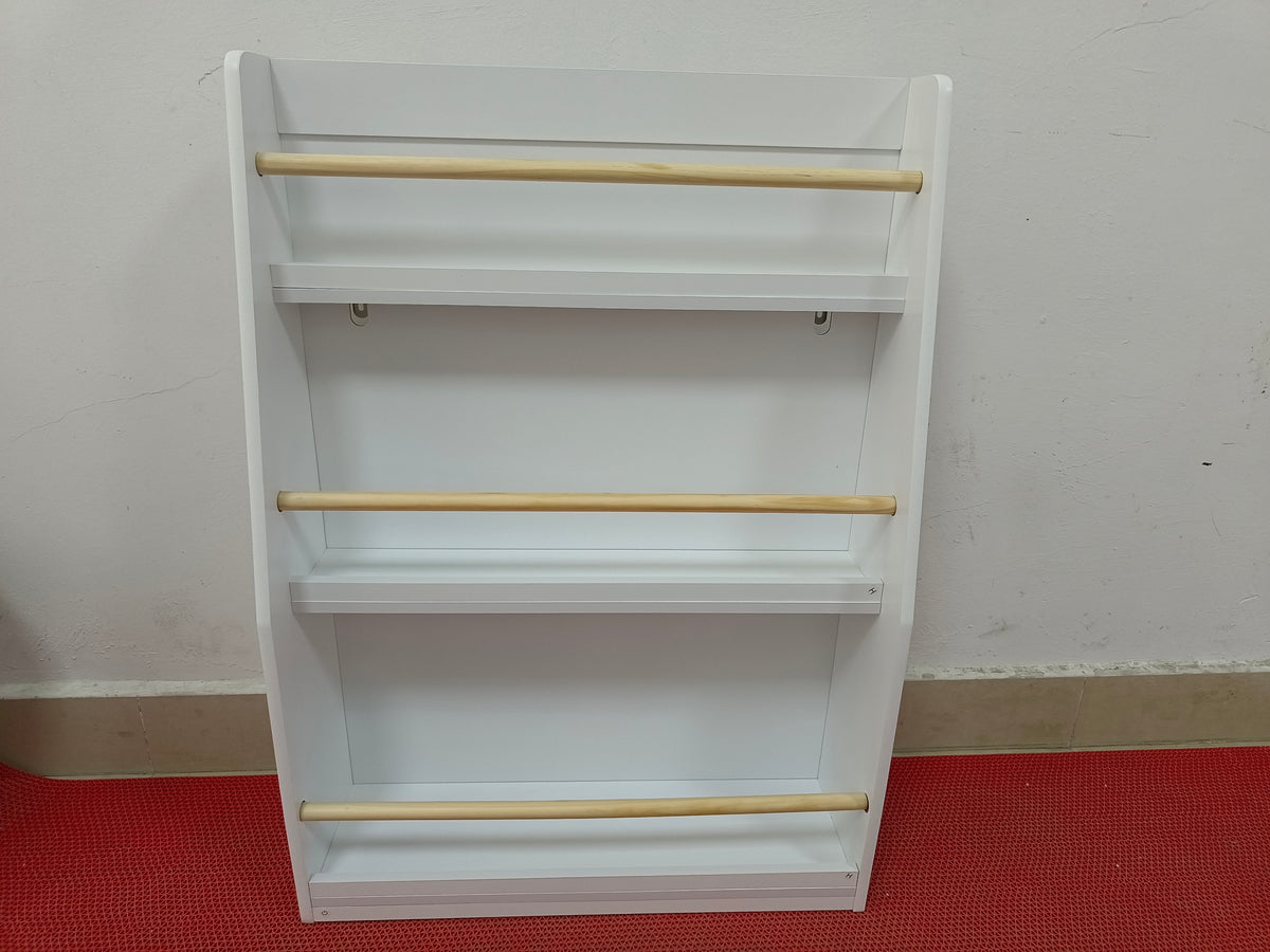 3 Tier Kids Book Shelf,Kids Book Rack, Helps Keep Bedrooms, Playrooms, and Classrooms Organized,White W808P171972-djyc