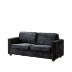 Convertible Sleeper Sofa with Memory Foam Mattress, 3-Seater Full Size Bed Couch for Living Rooms, Designed with Chenille Fabric W834S00283-djyc