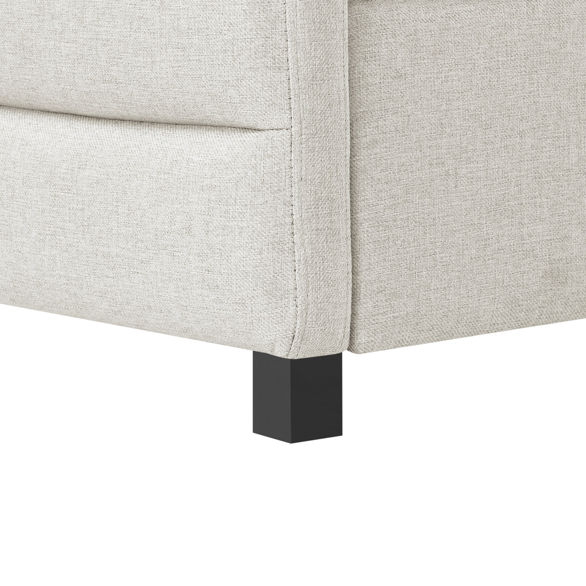 Queen Size Daybed with Two Drawers Trundle Upholstered Tufted Sofa Bed, Linen Fabric, Beige (88"x64.5"x34") W487S00176-djyc