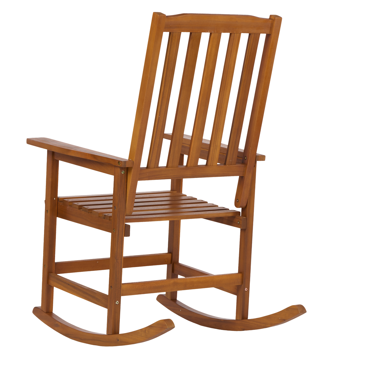 Acacia Indoor Rocking Chair, Outdoor Solid Wood Patio Furniture New Style Light Brown W2640P209680-djyc