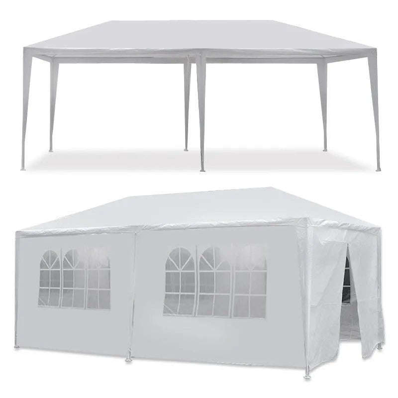 10x20' Outdoor Garden Gazebo Wedding Party Tent Canopy Marquee with 6 RemovableSidewalls W2185P192559-djyc