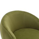 360 Degree Swivel Cuddle Barrel AccentChairs, Round Armchairs with Wide Upholstered, FluffyFabric Chair for Living Room, Bedroom, Office, Waiting Rooms W1539P147083-djyc