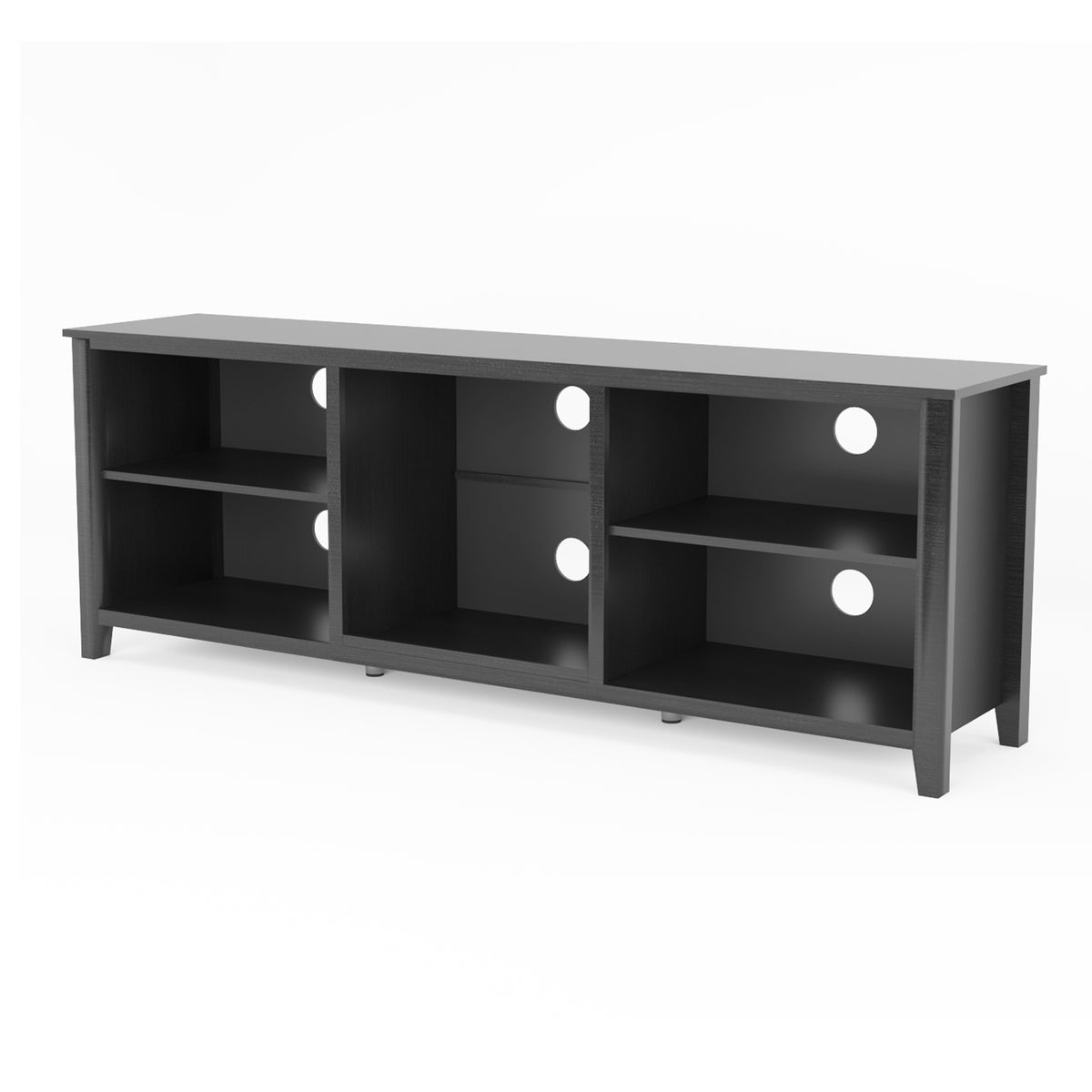 TV Stand Storage Media Console Entertainment Center,Tradition Black W88137231-djyc