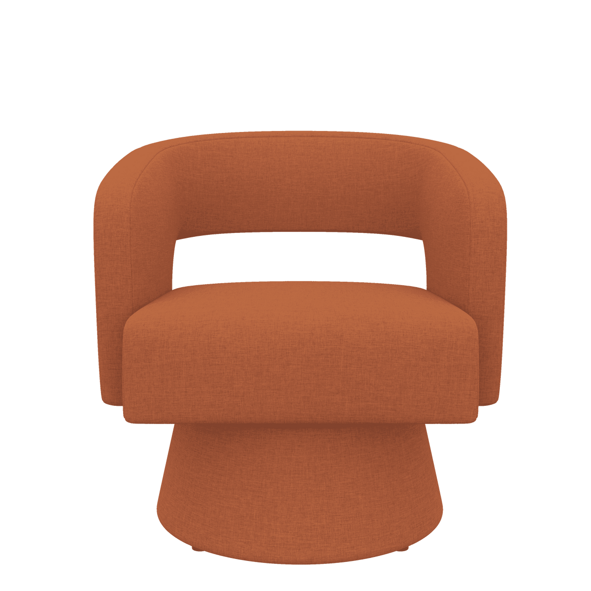 Modern Minimalist Elegant Velvet 360° Swivel Armchair: Thickened Cushion & Anti-Slip Feet FU01059-wz