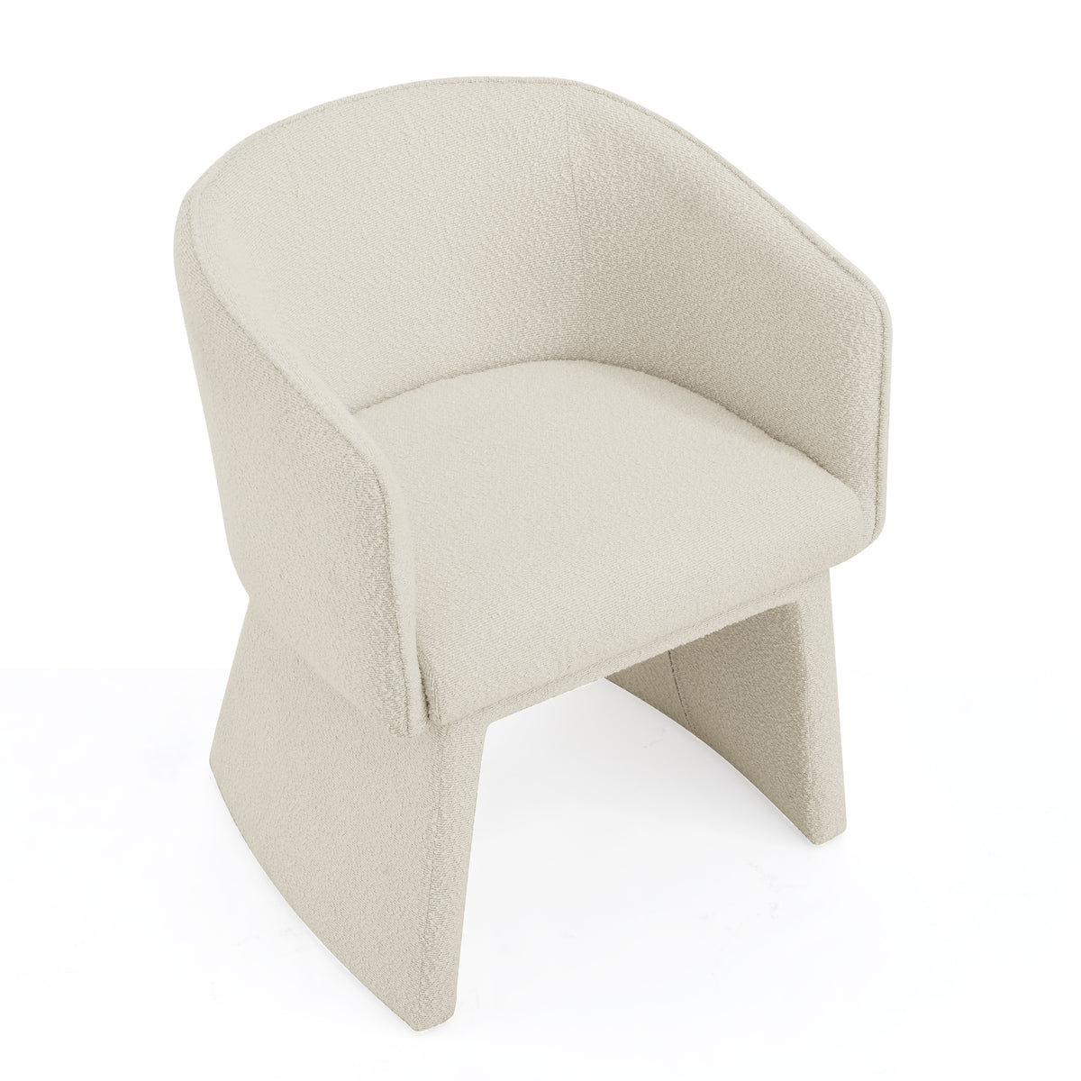 Modern style simple and elegant chair, beige leisure chair, suitable for dining/bedroom/living room/reception desk (assembly required)-Beige W487P186354-djyc