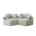 54''L Chenille Sponge single sofa,No Assembly Required,Fluffy Modern Sleeper Chair for Living room, Bedroom, Lounge and Projection Room W834P221045-djyc