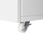 Office furniture Copier Cabinet white 2 door steel copier stand mobile pedestal file Printer Stand W124757932-djyc