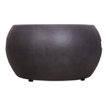 New Design Product Faux Concrete Texture Round Dark Propane Outdoor Fire Pit W2029120079-djyc