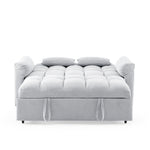 Loveseats Sofa Bed with Pull-out Bed,Adjsutable Back,Light Grey W487109970-djyc