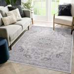 MARFI Collection 8X10 Ivory / Beige / Oriental Area Rug-B189P183498